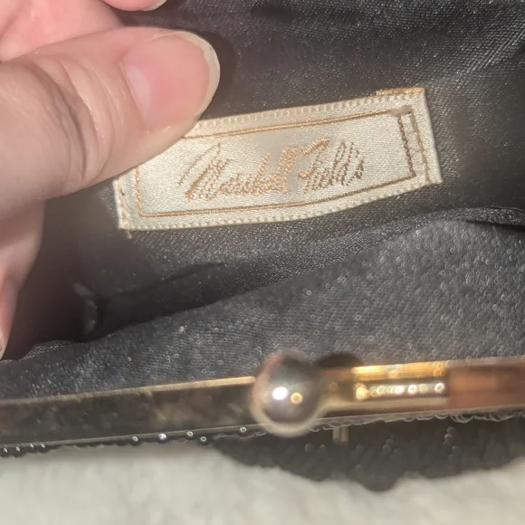 Marshall Fields Glass Beaded Evening Bag - Picture 4 of 8